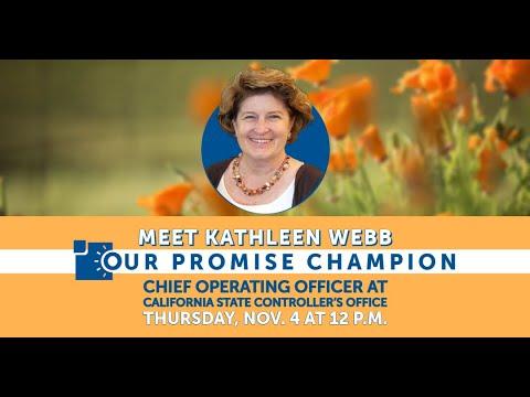 Our Promise Champion: Kathleen Webb, State Controller’s Office