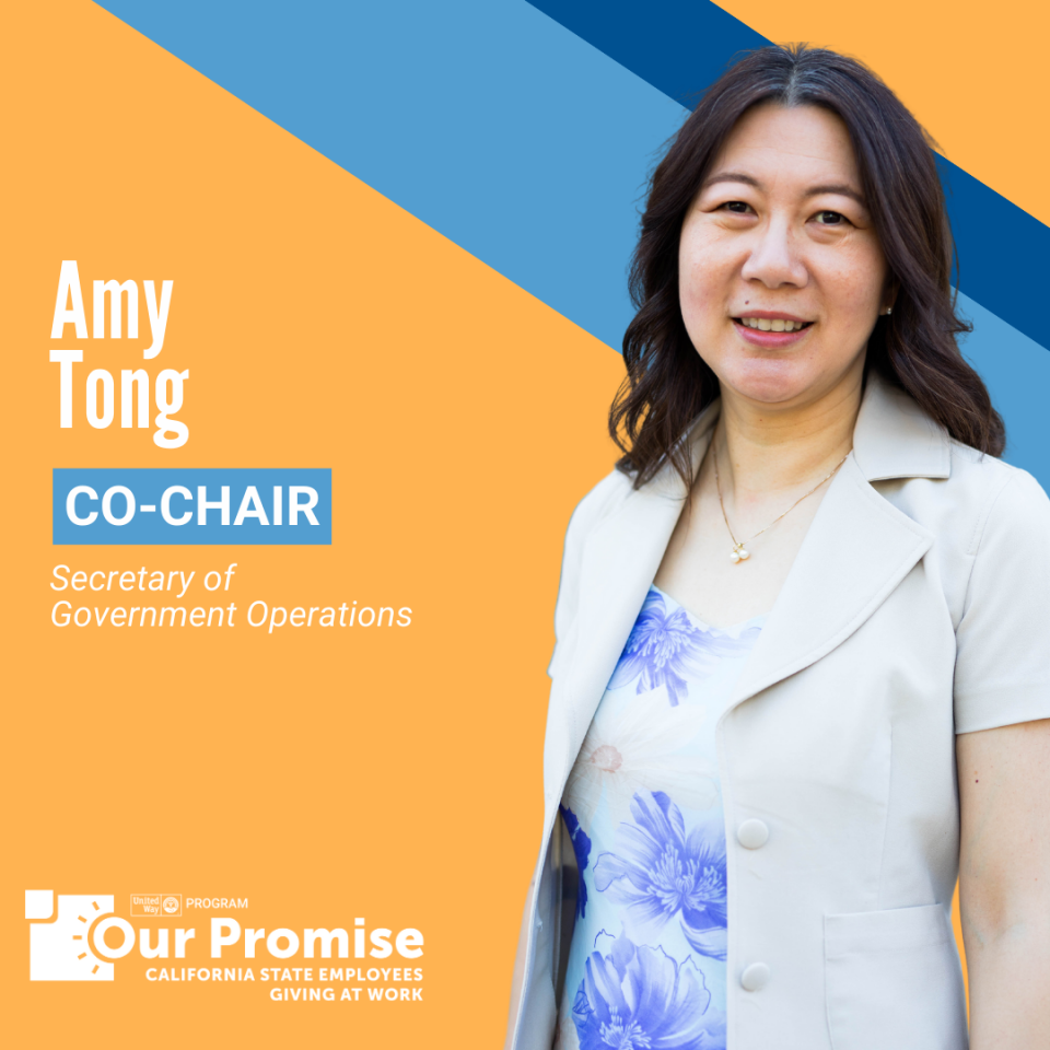 2023 Our Promise Co-Chair Secretary Amy Tong, Government Operations